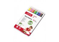 Creioane colorate 12/set Lets